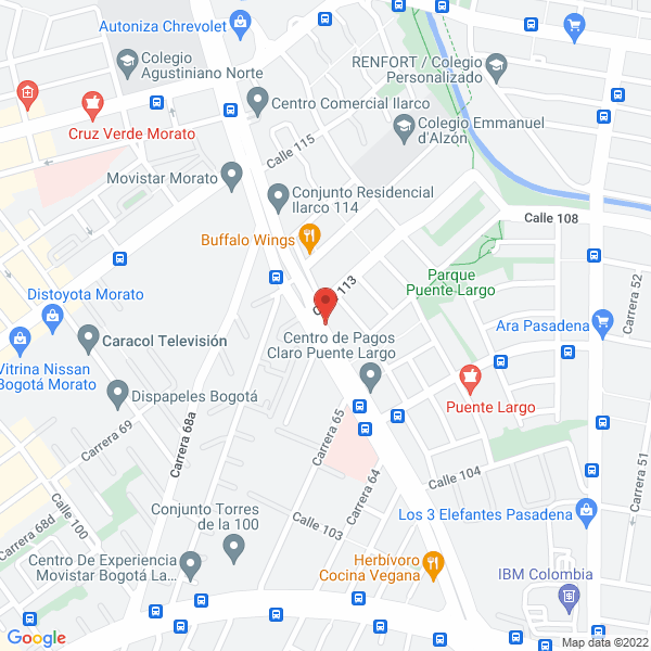 Mapa de Seguros E Inversiones Adriana Bermudez Ltda.