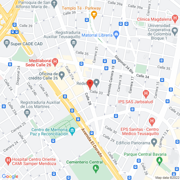 Mapa de Seinco Ingeniería S.A.S.