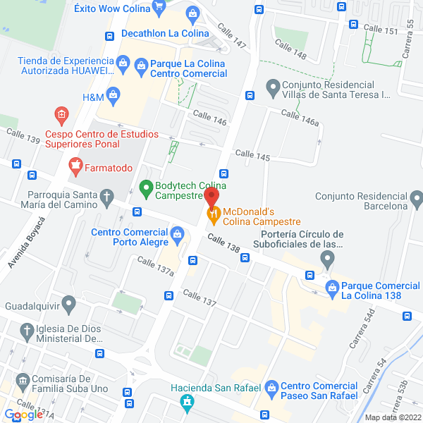 Mapa de Casa Frionorte