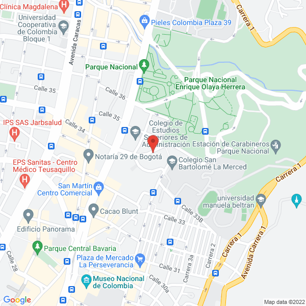 Mapa de Colegio De Estudios Superiores De Administración