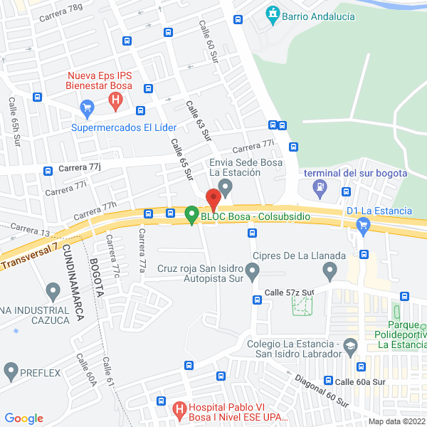 Mapa de British American Tobacco Colombia S.A.S.