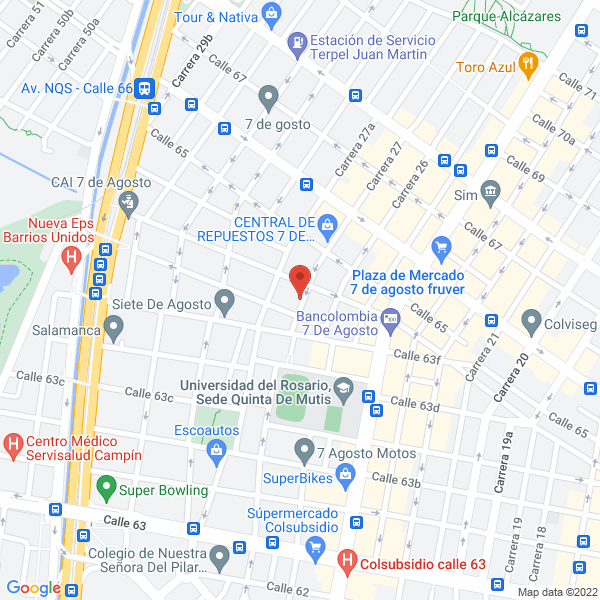 Mapa de Colcajas Automáticas S.A.S.