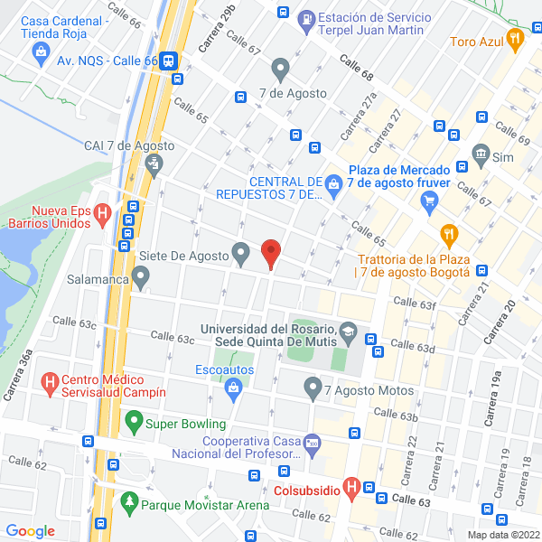 Mapa de Importadora Y Comercializadora La Hormiga