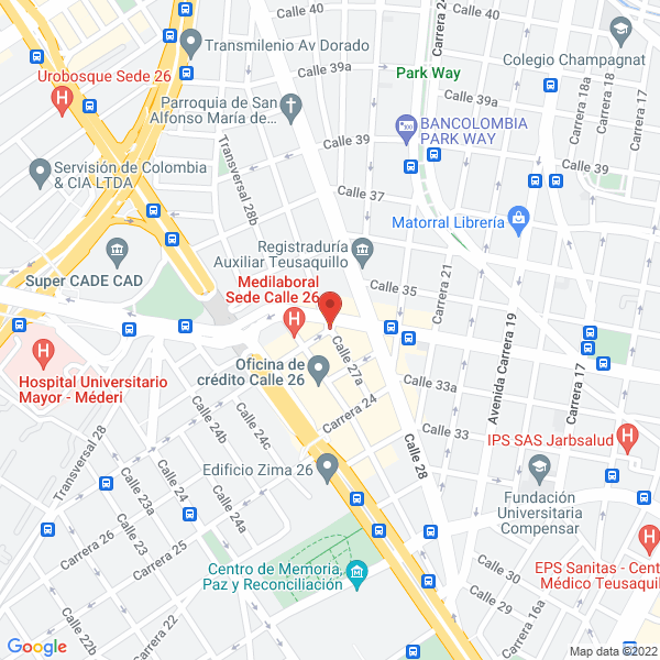 Mapa de Automanometros Gutiérrez