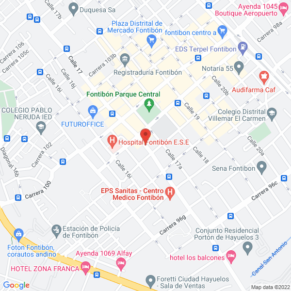 Mapa de Distribuidora El Dolar Express
