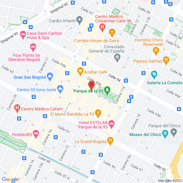 Mapa de Constructora Aranjuez S.A.S.