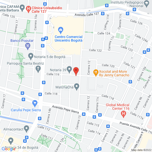 Mapa de Constructora Baalbak S.A.S.