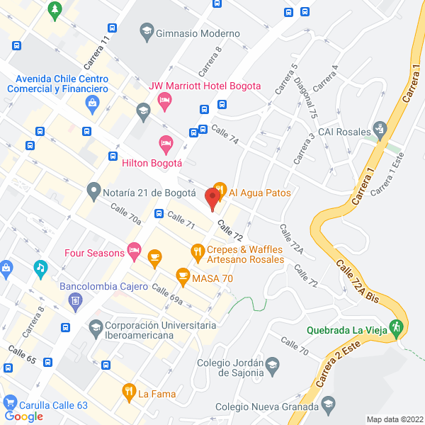 Mapa de Gas Natural Servicios S.A.S.