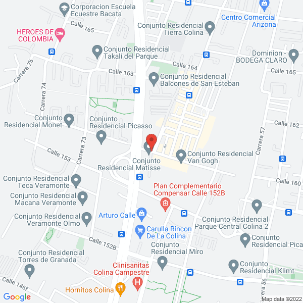 Mapa de Distribuciones Lusan Ltda.