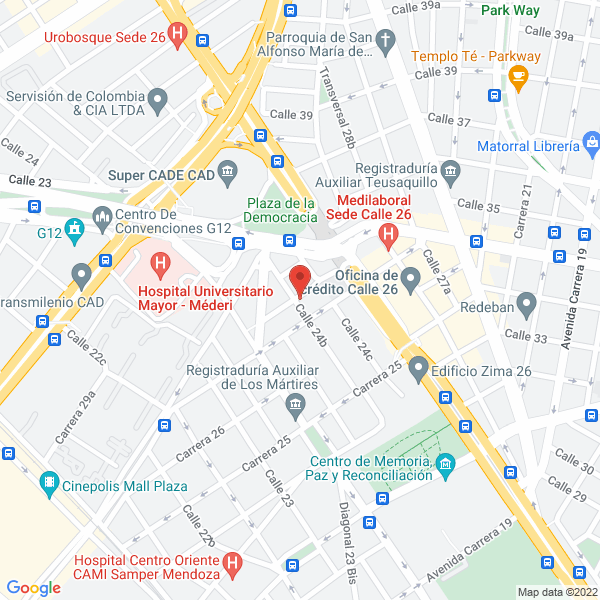 Mapa de Team Ingeniería De Conocimiento Ltda