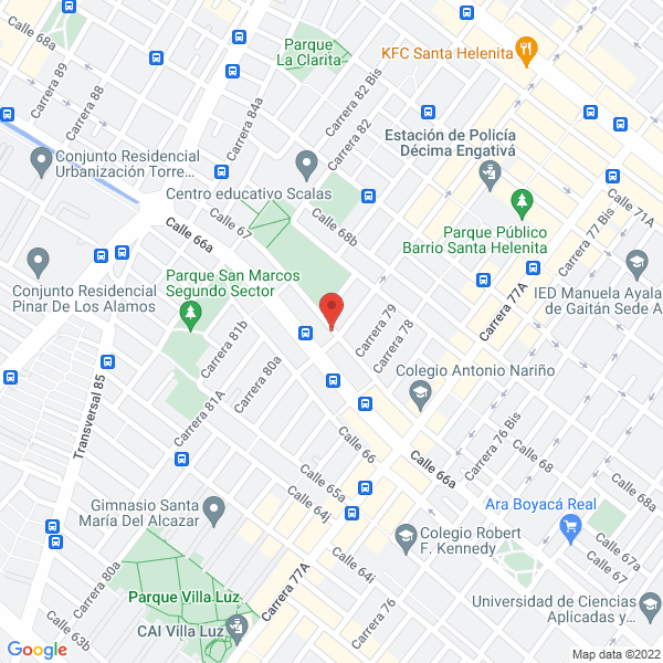 Mapa de Cotrain Ltda