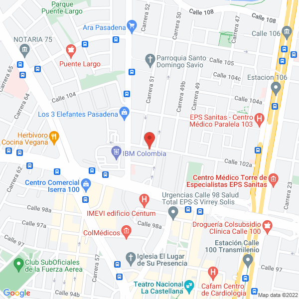 Mapa de Villavicencio Vidal Sas