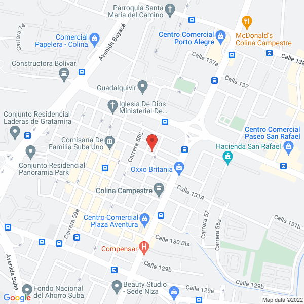 Mapa de Trasteos Ciudad Jardín Norte