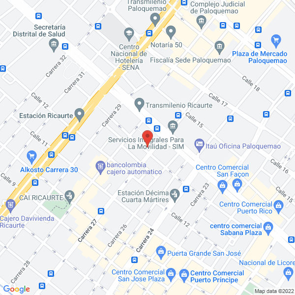 Mapa de Maquiagricolas La Ceiba Sas