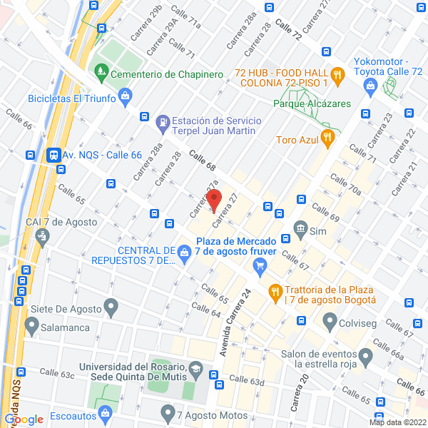 Mapa de Supermercado Los Pompilios