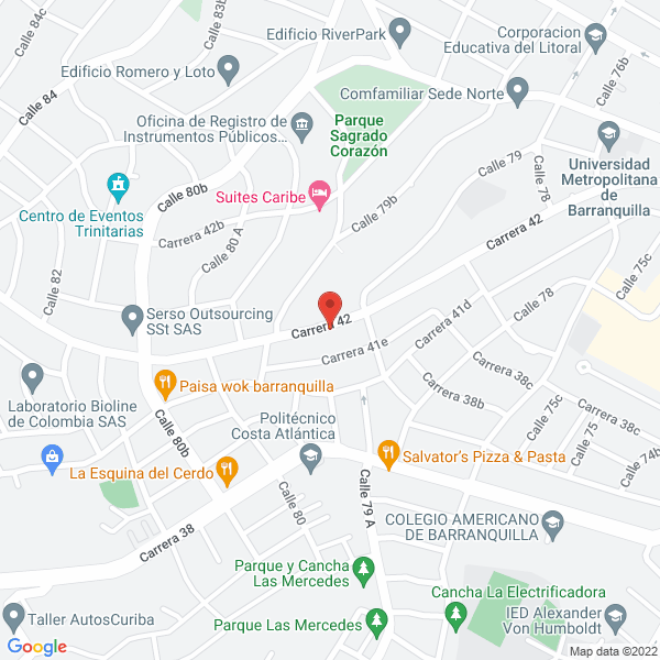 Map of Distripronat Los Paisas - Quiero Clientes
