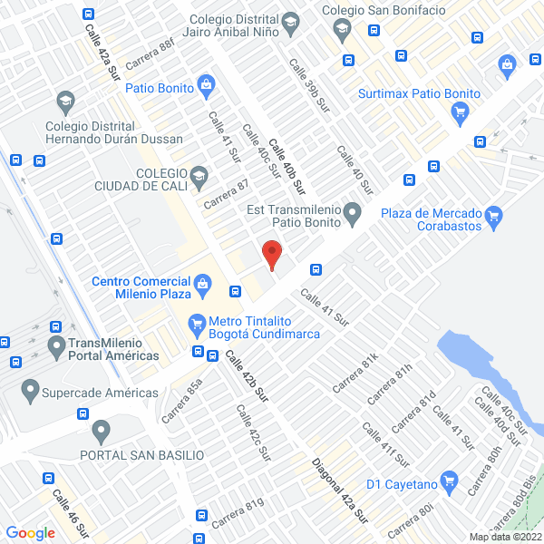 Mapa de Fundación Latinos