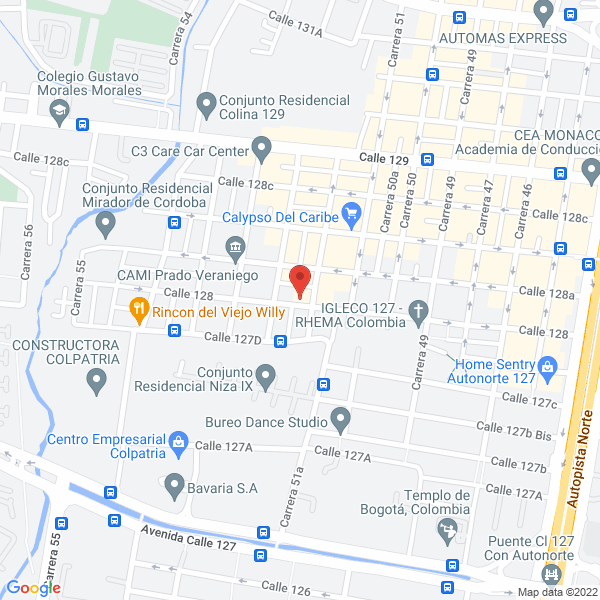 Mapa de Lg Inmobiliarios Sas