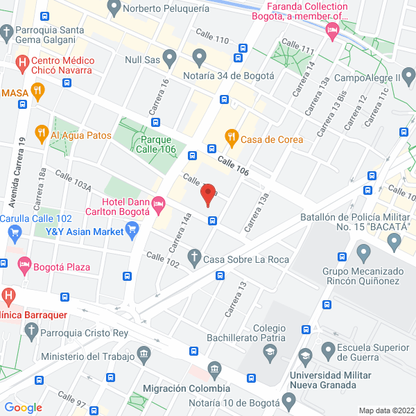 Mapa de Asesorando Lex S.A.S.
