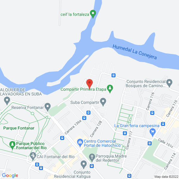 Mapa de Hidromech Ingeniería