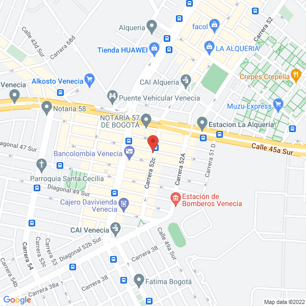 Mapa de Hotel Macondo Bogota