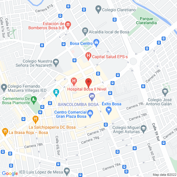 Mapa de Droguerias Unisanar