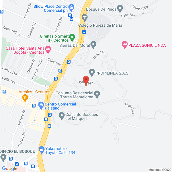 Mapa de Green Link Ltda