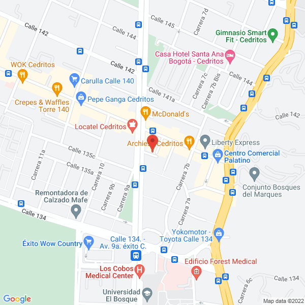 Mapa de Inversiones Y Servicios Las Nieves S.A.S.