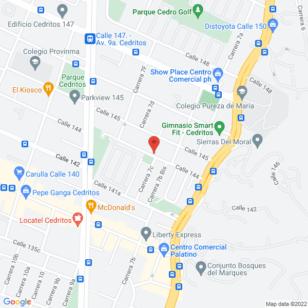 Mapa de Jjce Investment Group Sas