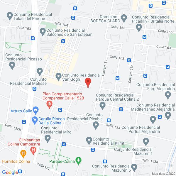 Mapa de Juan Peñaranda S.A.S