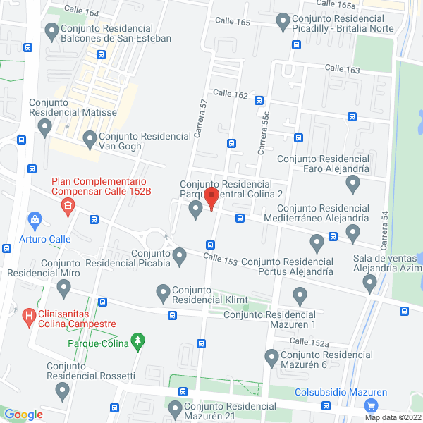 Mapa de Juriscomex S.A.S