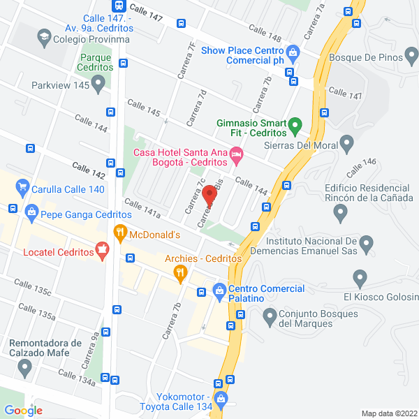Mapa de Luis Fernando Gerlein E Hijos S.A.S.