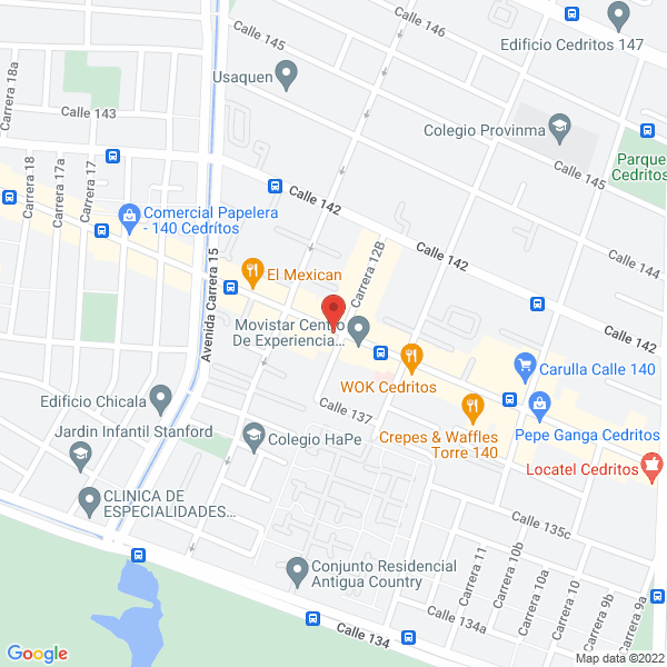 Mapa de Metroemulsiones S.A.S.