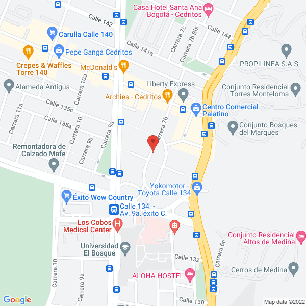 Mapa de Nexegy S.A.S