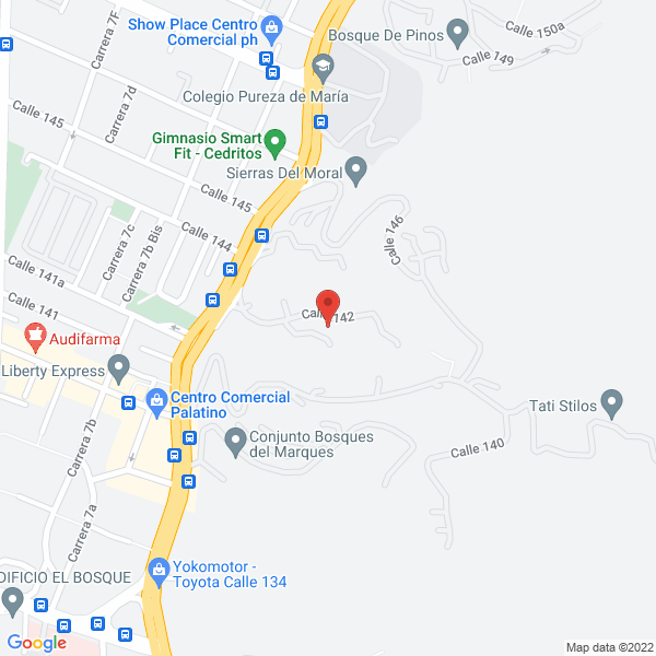 Mapa de Organic Garden S.A.S.