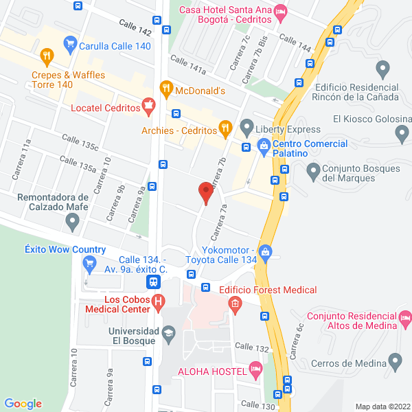 Mapa de Summumbonum Networks Sas