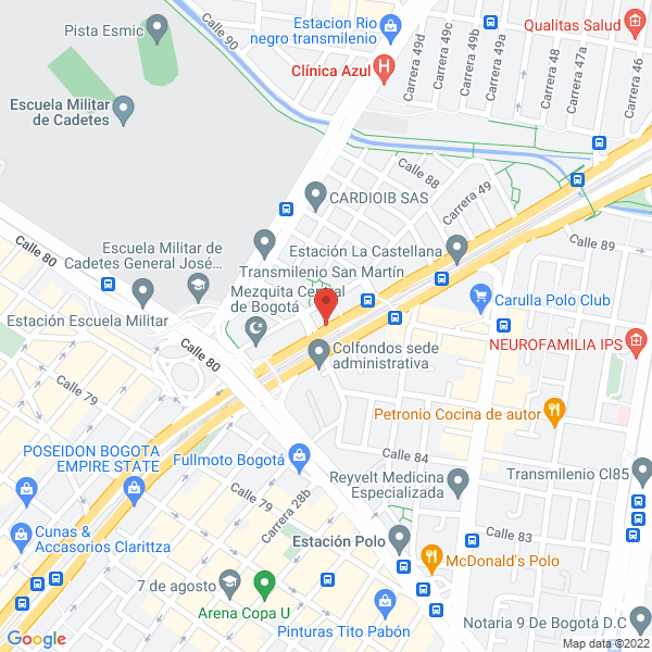 Mapa de Swat Seguridad Privada Ltda