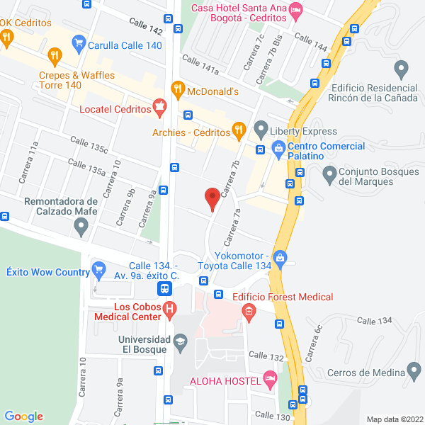 Mapa de Tajc Leal Servicios E Inversiones Sas