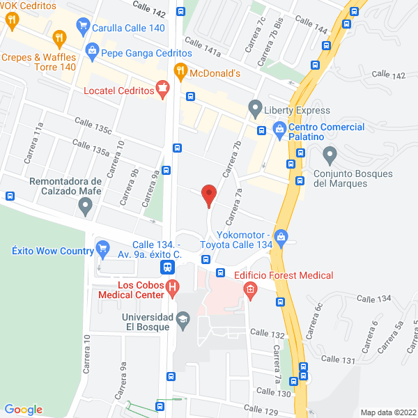 Mapa de Thompson Pharmaceutical S.A.S.