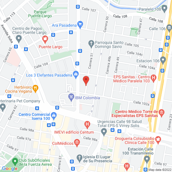 Mapa de Torres De Hazor Ltda
