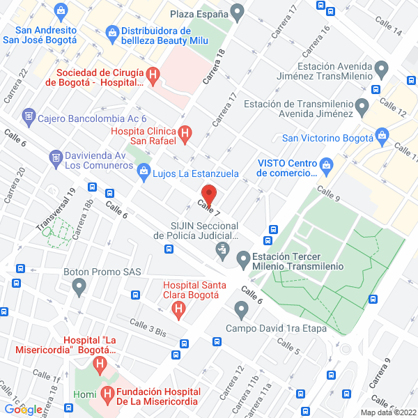 Mapa de Tractomulas Ltda