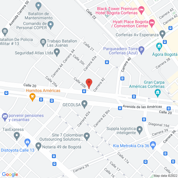 Mapa de Vulca S A
