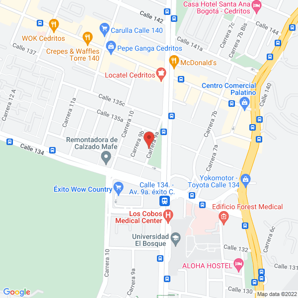 Mapa de X Grupo Asociado Sas