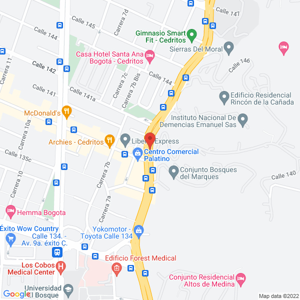 Mapa de Yamhure Kattah Y Cia S En C