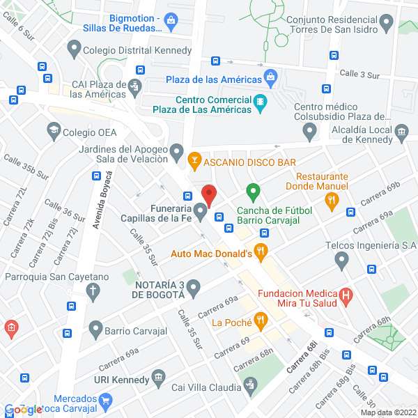 Mapa de Bossic Tienda De Calzado