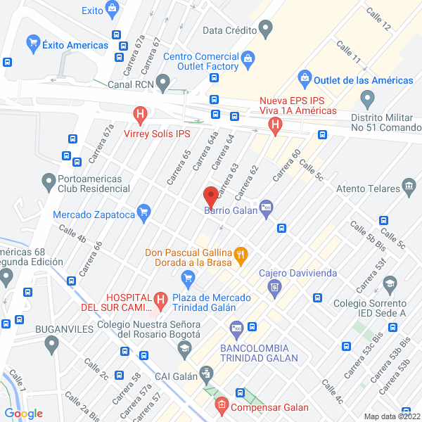 Mapa de Indusin