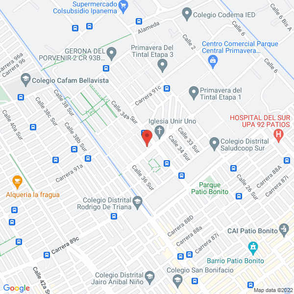 Mapa de La Rellena Boyacense