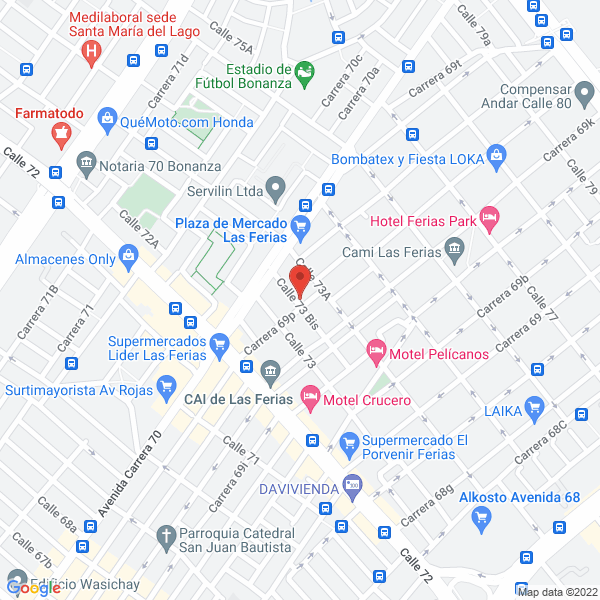 Mapa de Inmobiliaria Rojas Rico Y Cía Ltda