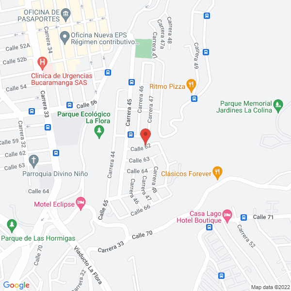 Map of Empresa De Servios De Salud E.U. Esersa E.U.