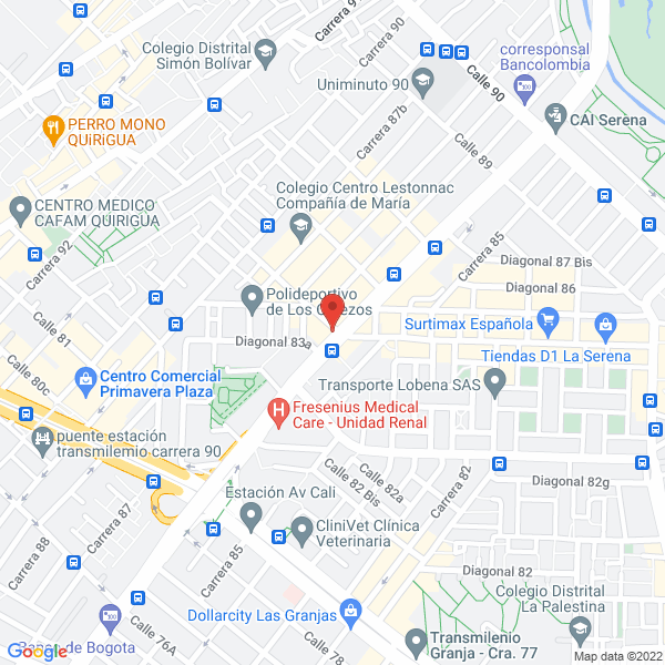 Mapa de Castaño Hoyos Sas